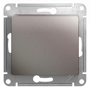 Переключатель одноклавишный Glossa SE платина в Уссурийске