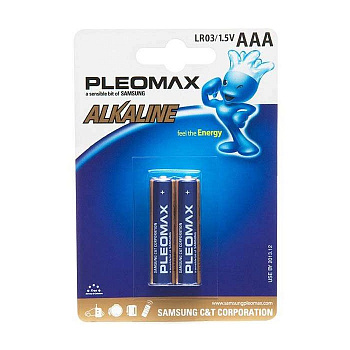 Батарейки ААА Pleomax LR03-2BL (2шт) в Уссурийске