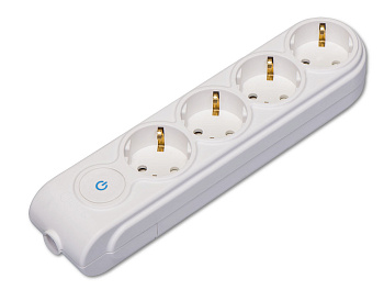 Колодка 4 места 16А 3,5кВт выключатель с з/к MAKEL в Уссурийске