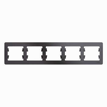 Рамка пятиместная Glossa SE графит в Уссурийске