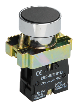 Кнопка управления LAY5-BA21 без подсветки черная 1з IEK в Уссурийске