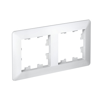 Рамка двойная AtlasDesign AIR SE белая/дымчатая белая в Уссурийске