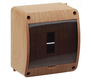 Щит распределительный навесной пластиковый ЩРН-П-6 модулей 140х125х85мм IP40 бук в Уссурийске