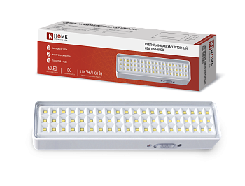 Светильник светодиодный аварийный СБА 1096-60DC 60LED 1.5Ah lithium battery DC IN HOME в Уссурийске