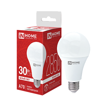Лампа светодиодная LED-A70-VC 30Вт 230В Е27 4000К 2850Лм IN HOME в Уссурийске