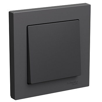 Выключатель одноклавишный AtlasDesign SE базальт в сборе в Уссурийске