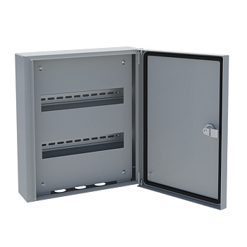 Корпус металлический ЩРН 24 мод. 395х310х120 с замком IP54 EKF Basic в Уссурийске