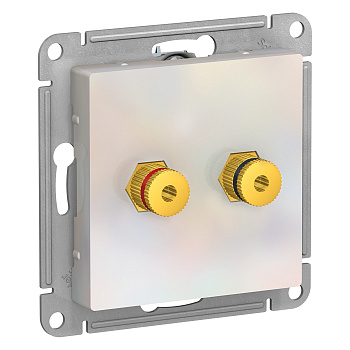 Аудиорозетка 2ая AtlasDesign жемчуг в Уссурийске