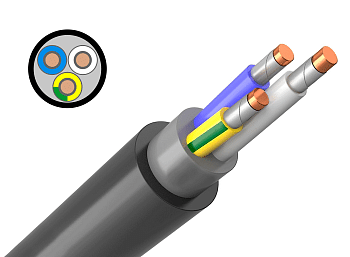 Кабель ВВГ нг(А)-FRLSLTx 3х2,5 ок (N, PE) - 0,66кВ ГОСТ 31996-2012 в Уссурийске