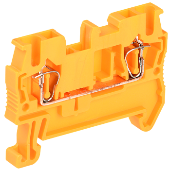 Клемма пружинная КПИ 2в-2,5 31А оранжевый IEK в Уссурийске