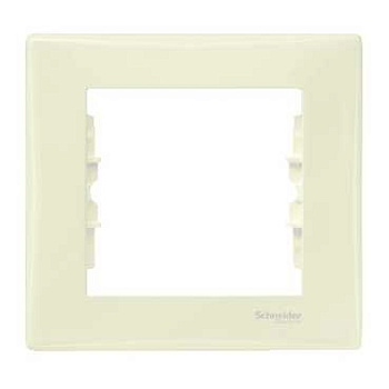 Рамка одинарная SEDNA Schneider Electric крем в Уссурийске