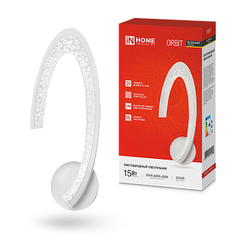 Светильник светодиодный ELEGANT ORBIT 15Вт 230В 3000-6500K 1200Лм STEP COLOR белый IN HOME в Уссурийске