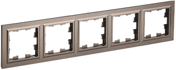 Рамка пятиместная BRITE IEK бронза в Уссурийске