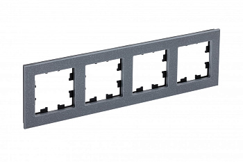 Рамка четырехместная AtlasDesign Nature SE мрамор айс грей в Уссурийске