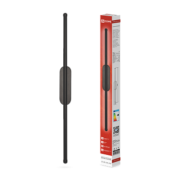 Светильник светодиодный ESTETIKA LUV-60C-40BL 10Вт 230В 4000K 700Лм 600х50x25 черный IN HOME в Уссурийске