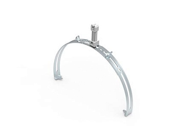 Коньковый регулируемый зажим с пластиковым держателем DKC в Уссурийске