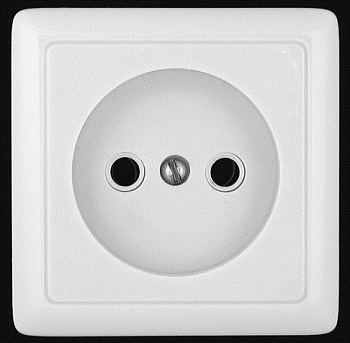 Розетка одинарная ХИТ SE накладная белая в Уссурийске