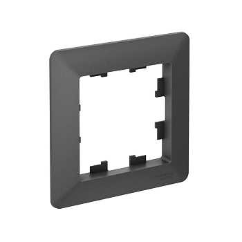 Рамка одинарная AtlasDesign AIR SE БАЗАЛЬТ/дымчатая черная в Уссурийске