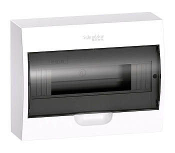 Щит распределительный навесной пластиковый с прозрачной дверью City9 12 мод. 200х256х94 IP40 SE в Уссурийске