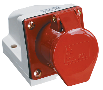 Розетка 115 стационарная 3Р+РЕ+N 16А 380В IP44 IEK в Уссурийске
