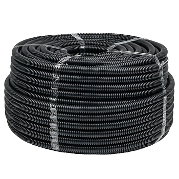 Труба гофрированная FRHF с зондом d20мм черная Plast EKF PROxima в Уссурийске