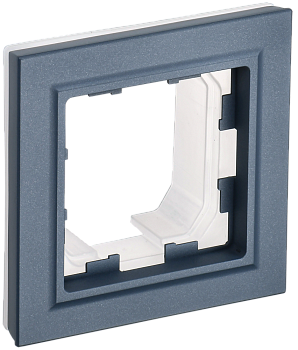 Рамка одинарная IP44 BRITE IEK маренго в Уссурийске