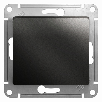 Выключатель одноклавишный Glossa SE антрацит в Уссурийске