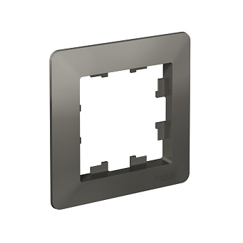 Рамка одинарная AtlasDesign AIR SE СТАЛЬ/дымчатая черная в Уссурийске