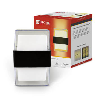 Светильник уличный светодиодный ДБУ BARREL-1530BL 15Вт 3000К IP54 черный IN HOME в Уссурийске