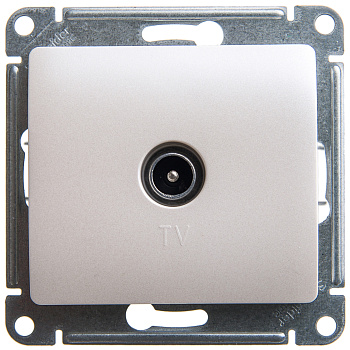 Розетка телевизионная антенна коннектор Glossa SE перламутр в Уссурийске