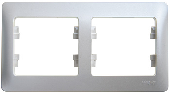 Рамка двойная Glossa SE перламутр в Уссурийске