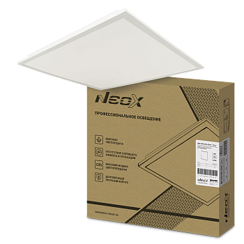 Панель светодиодная встраиваемая ДВО-PRO 5065-ОПАЛ 50Вт 6500К 120лм/Вт CRI80 IP40 595х595х30мм NEOX в Уссурийске