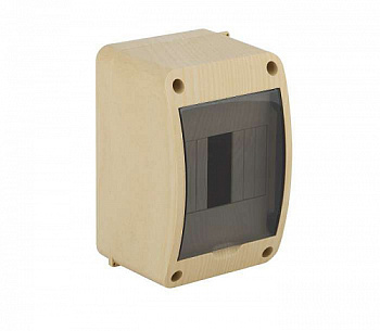 Щит распределительный навесной пластиковый ЩРН-П-4 модуля 140х90х85мм IP40 сосна в Уссурийске