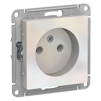 Розетка одинарная AtlasDesign SE жемчуг в Уссурийске