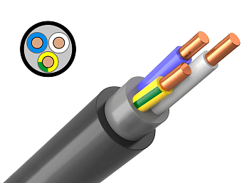 Кабель ППГ нг(А)-HF 3х4 ок (N, PE) - 0,66кВ ГОСТ 31996-2012 Кабэкс в Уссурийске