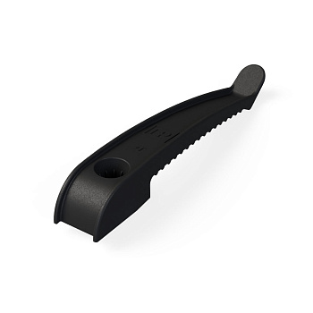 Держатель кабеля односторонний для прямого монтажа черный Промрукав в Уссурийске