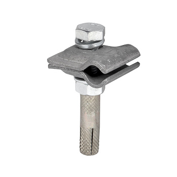 Зажим прута универсальный малый 51510  HZ (30x30мм) с анкером EKF PROxima в Уссурийске