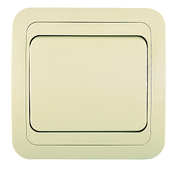 Переключатель одноклавишный МИМОЗА MAKEL крем в Уссурийске