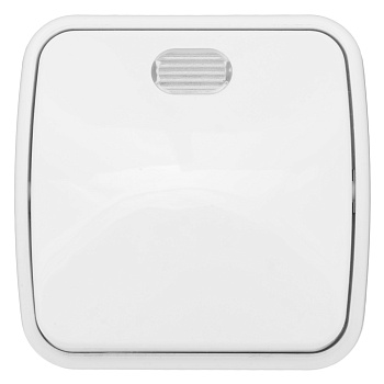 Минск Выключатель 1-клавишный ОП 10А с индикатором белый  EKF Basic в Уссурийске